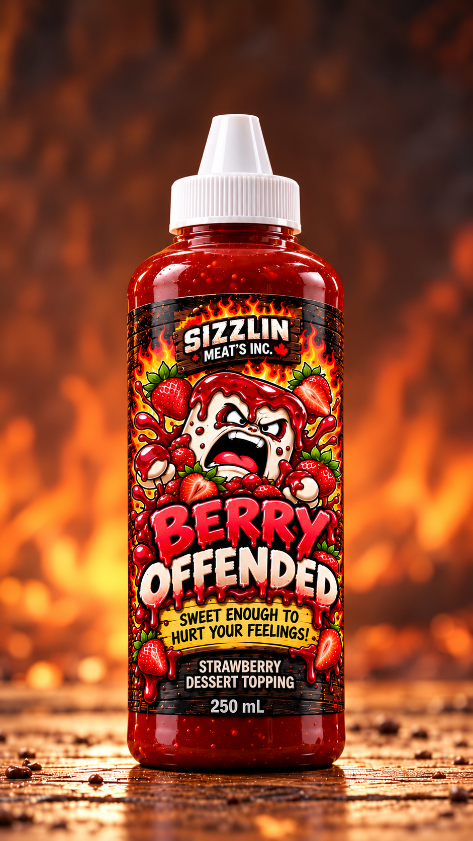 Berry Offended — 250 mL bottle concept / Concept de bouteille de 250 mL.