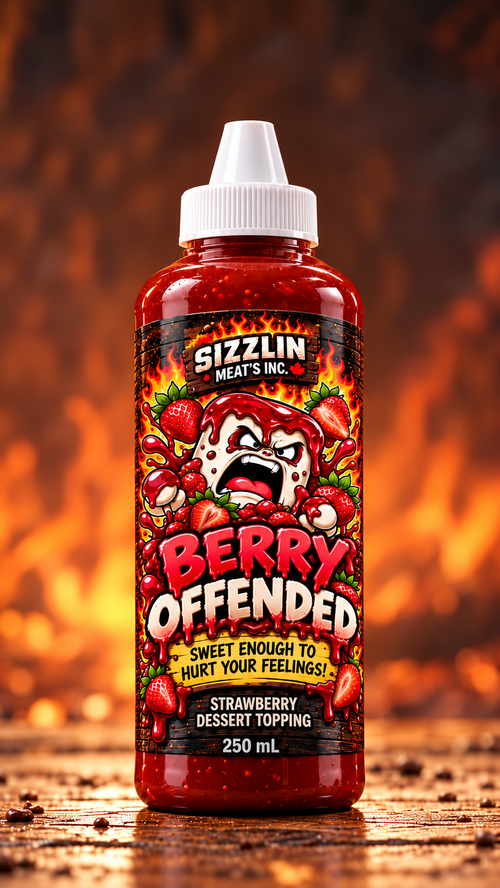 Berry Offended — 250 mL bottle concept / Concept de bouteille de 250 mL.