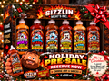 500 mL Meltdown six-pack holiday pre-sale with corrected Triggered Teriyaki Sauce and WaaBurger & Cries Sauce labels