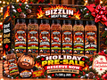 Sizzlin Meat’s Inc. holiday pre-sale seven 500 g rectangular jars with six signature rubs and bonus UNC Dust