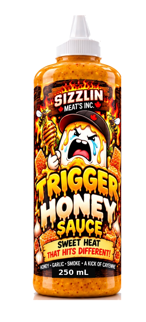 trigger honey sauce, 250 mL bottle