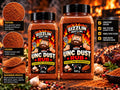 UNC Dust — 250 g and 500 g Sizzlin Meat's BBQ rub jars